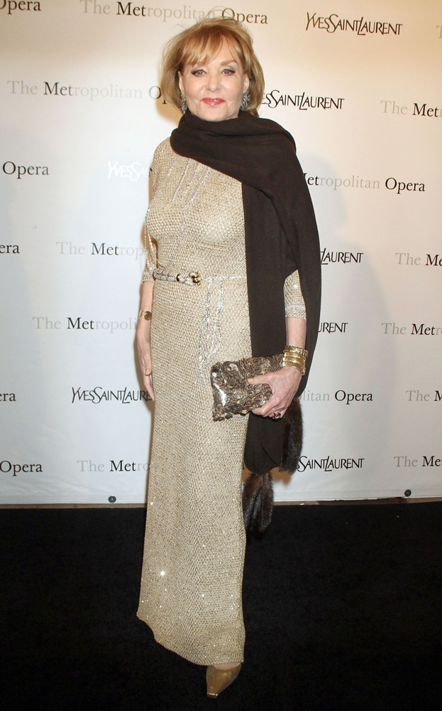 Barbara Walters;<br>The Metropolitan Opera's Premiere of Jules Massenet's Manon - Arrivals