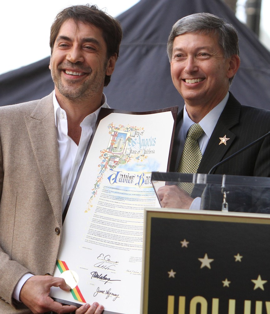Javier Bardem Is Honored with A Hollywood Star on The Hollywood Walk of Fame