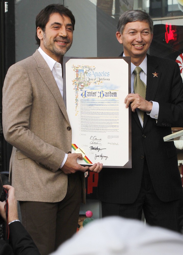 Javier Bardem Is Honored with A Hollywood Star on The Hollywood Walk of Fame