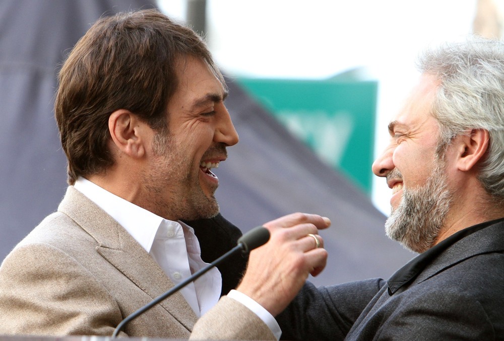 Javier Bardem;Sam Mendes;<br>Javier Bardem Is Honored with A Hollywood Star on The Hollywood Walk of Fame