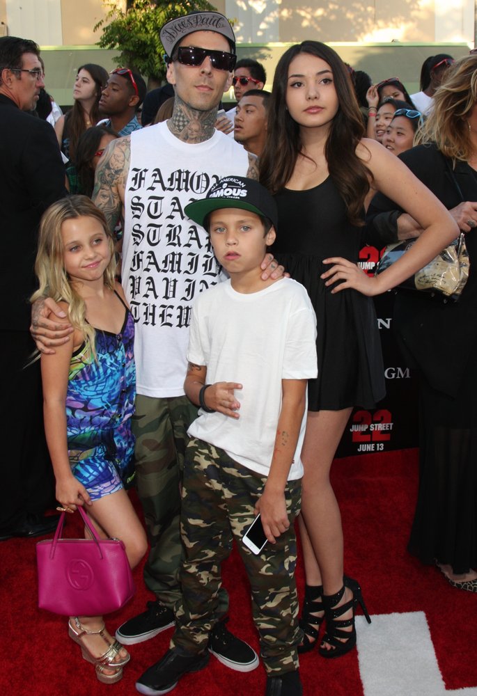 Alabama Luella Barker Atiana De La Hoya Travis Barker Picture 54 - The 2014 BET Awards - Press Room