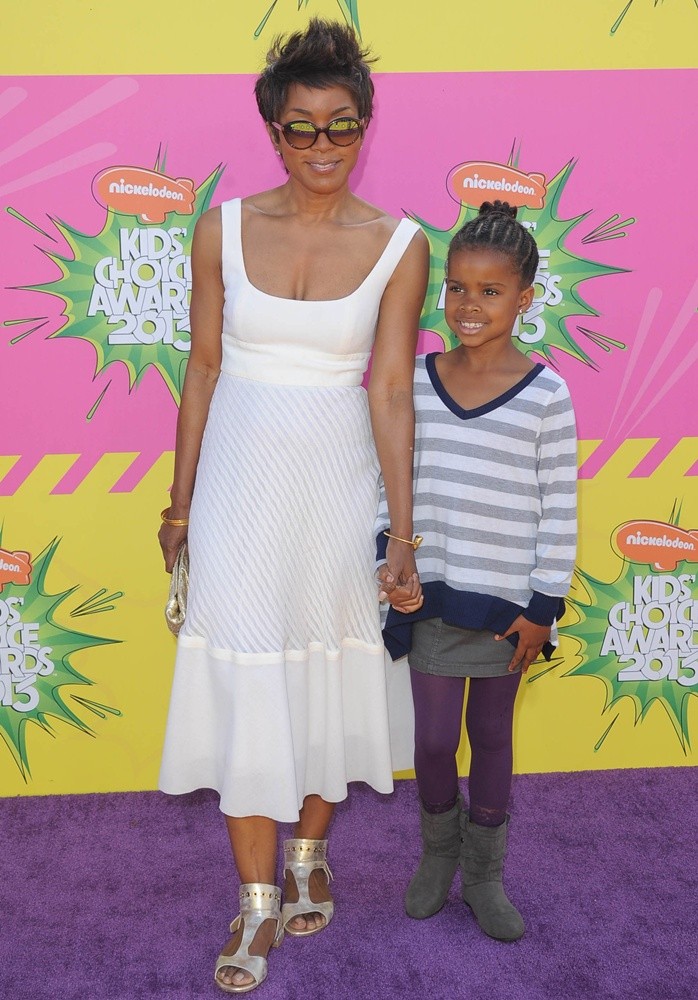 Angela Bassett;Bronwyn Vance;<br>Nickelodeon's 26th Annual Kids' Choice Awards - Arrivals