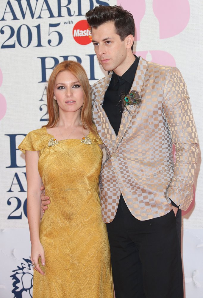 Josephine de la Baume;Mark Ronson;<br>The Brit Awards 2015 - Arrivals