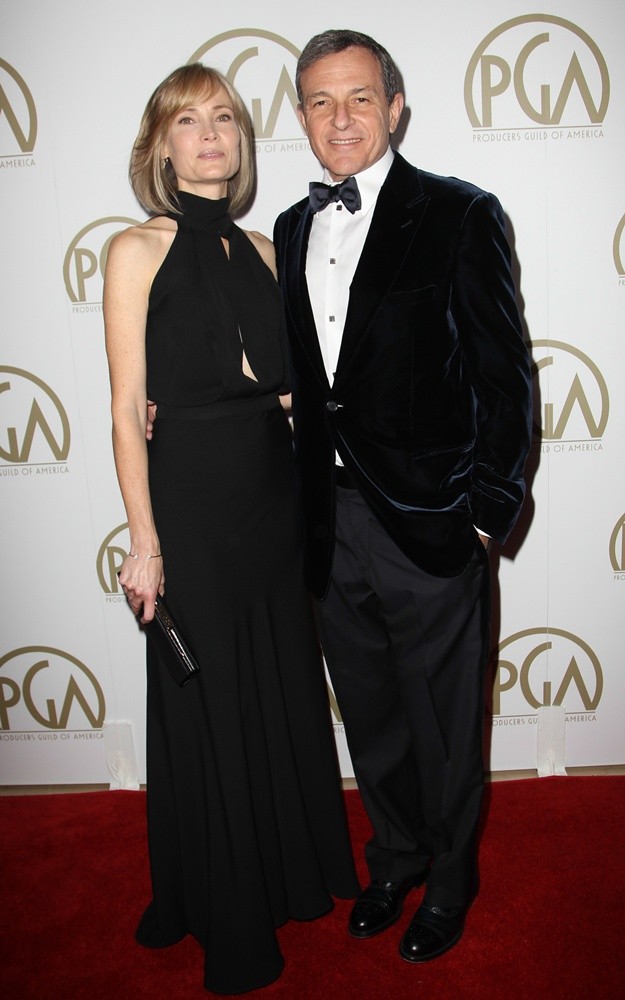 Willow Bay;Bob Iger;<br>The 25th Annual Producer Guild of America Awards - Arrivals