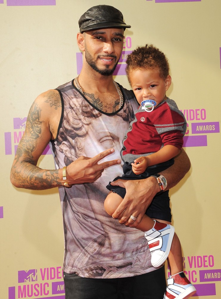 Swizz Beatz;Egypt Dean;<br>2012 MTV Video Music Awards - Arrivals