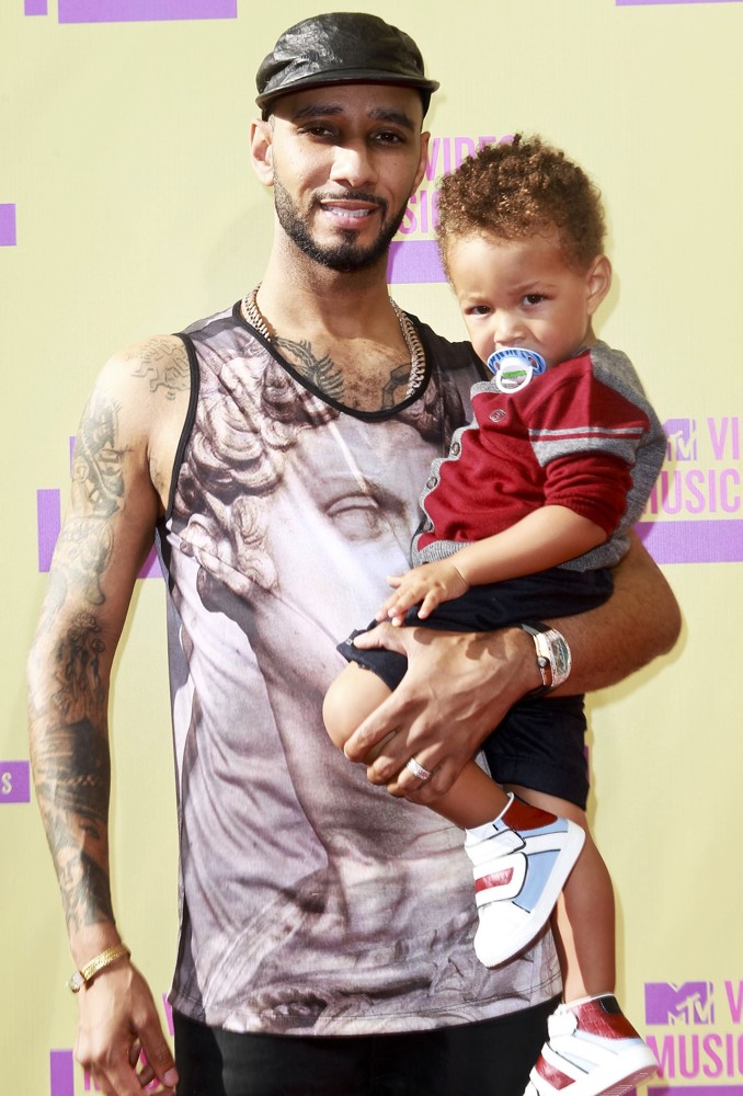 Swizz Beatz;Egypt Dean;<br>2012 MTV Video Music Awards - Arrivals