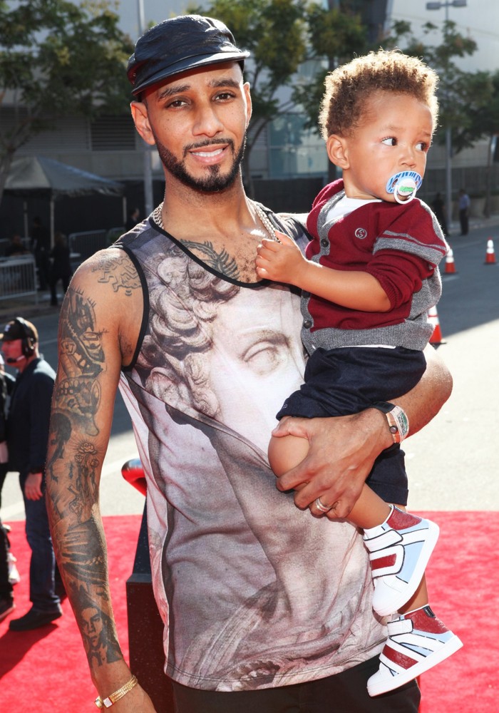 Swizz Beatz;Egypt Dean;<br>2012 MTV Video Music Awards - Arrivals