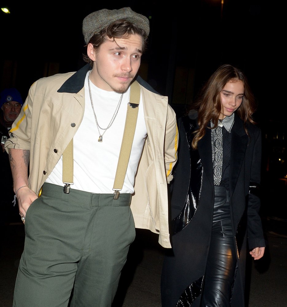 Brooklyn Beckham;Hana Cross;<br>London Fashion Week Autumn-Winter 2019 Christian Louboutin Party
