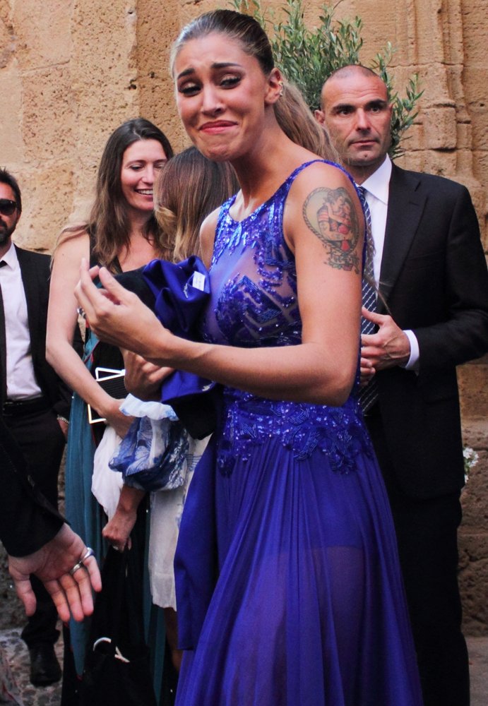 Belen Rodriguez;<br>Elisabetta Canalis Wedding to Brian Perri