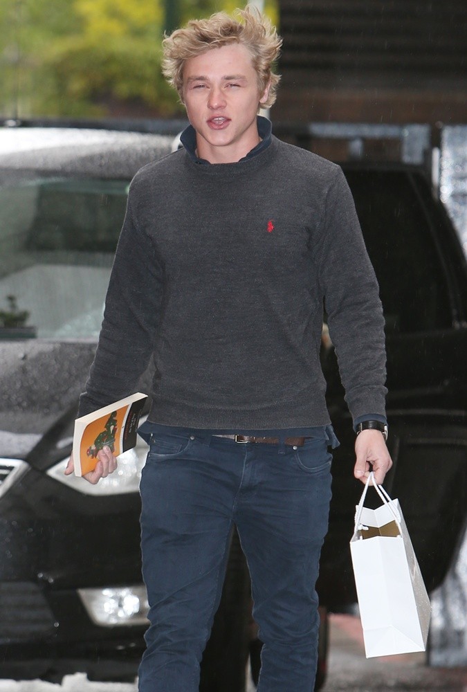 Ben Hardy Outside The ITV Studios