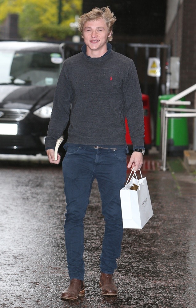 Ben Hardy Outside The ITV Studios