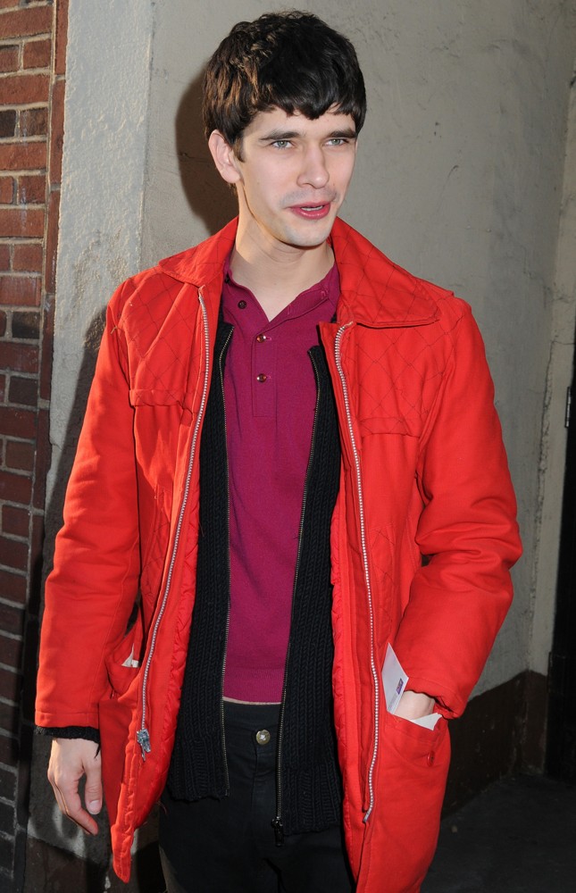 Ben Whishaw;<br>Ben Whishaw Leaving The Lucille Lortel Theatre After Performing in Off-Broadway Play The Pride