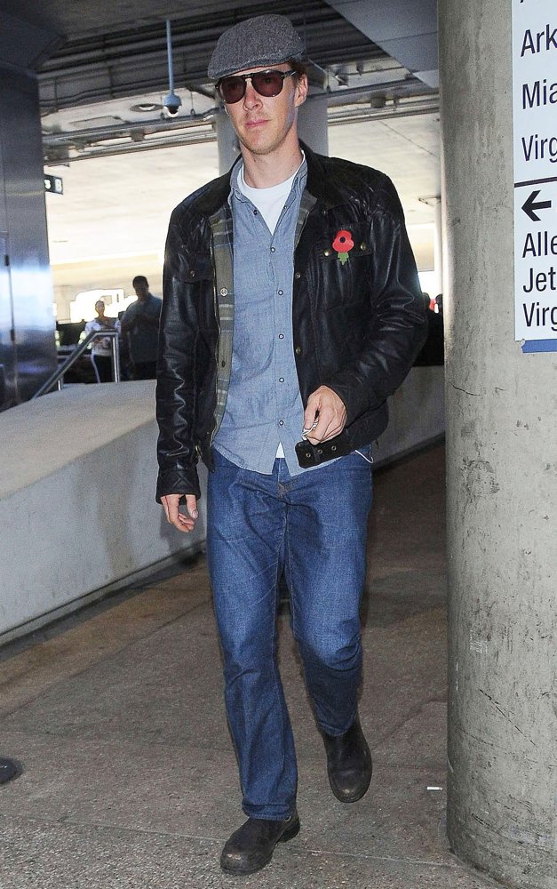 Benedict Cumberbatch;<br>Benedict Cumberbatch Arrives at Los Angeles International Airport