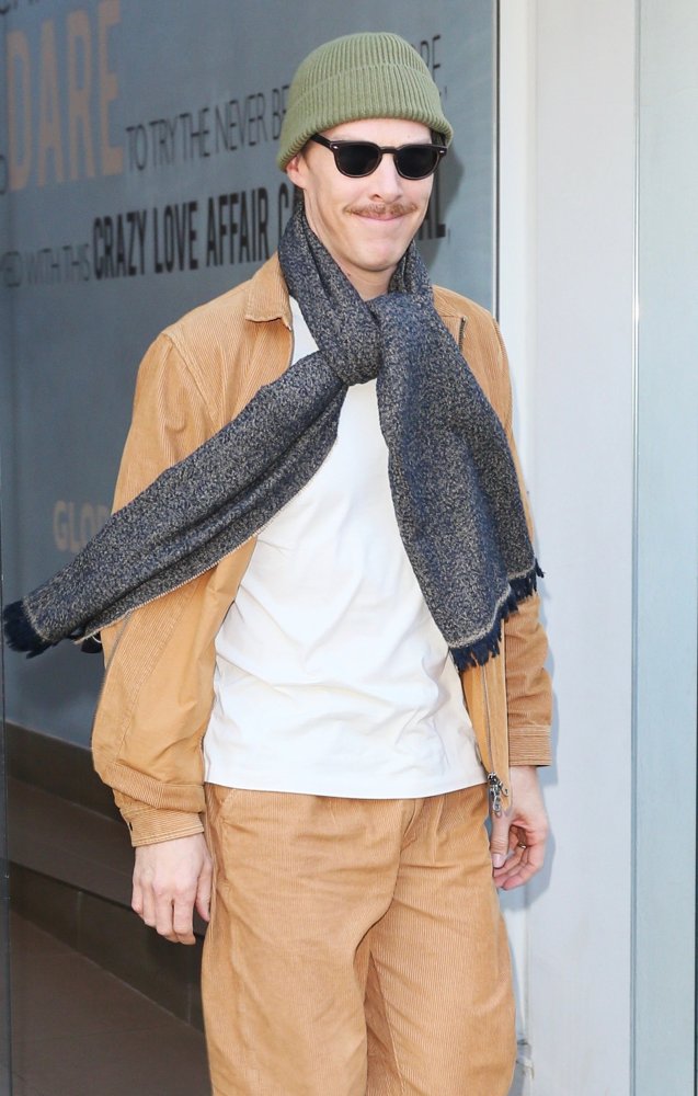 Benedict Cumberbatch Seen at Global Studios
