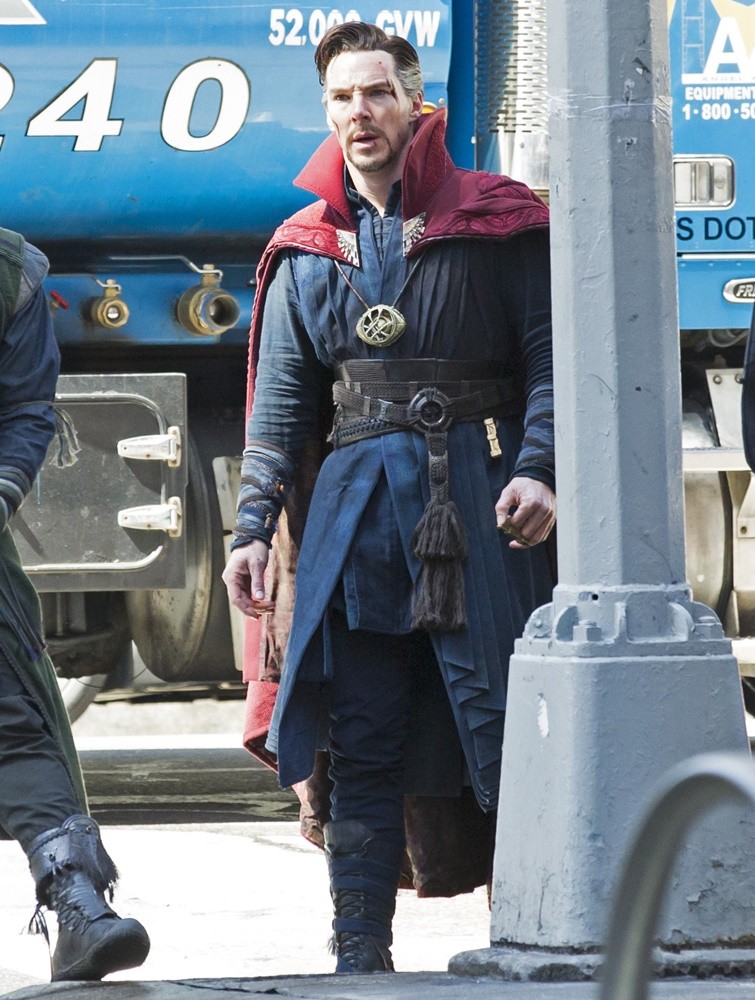 Benedict Cumberbatch;<br>Doctor Strange Filming