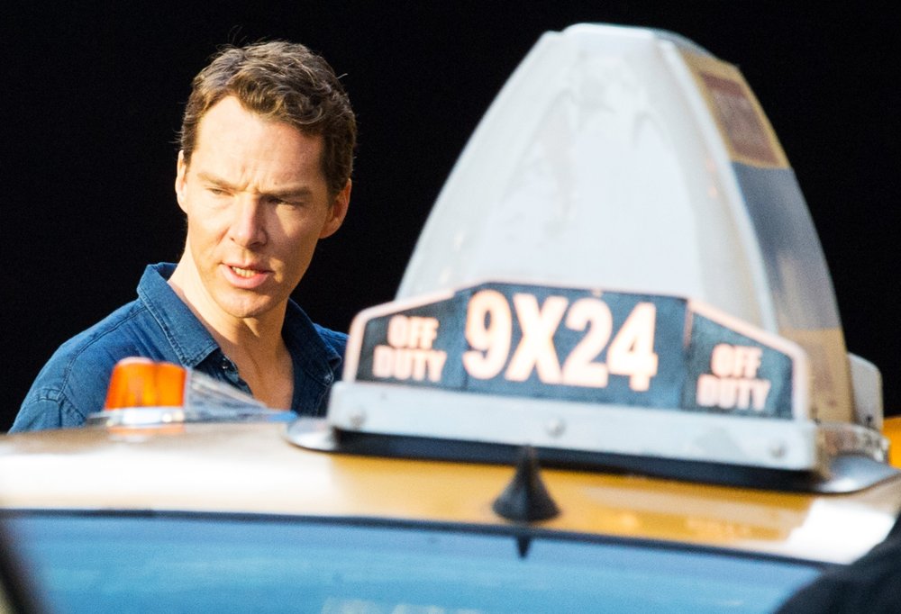 Benedict Cumberbatch Filming Melrose