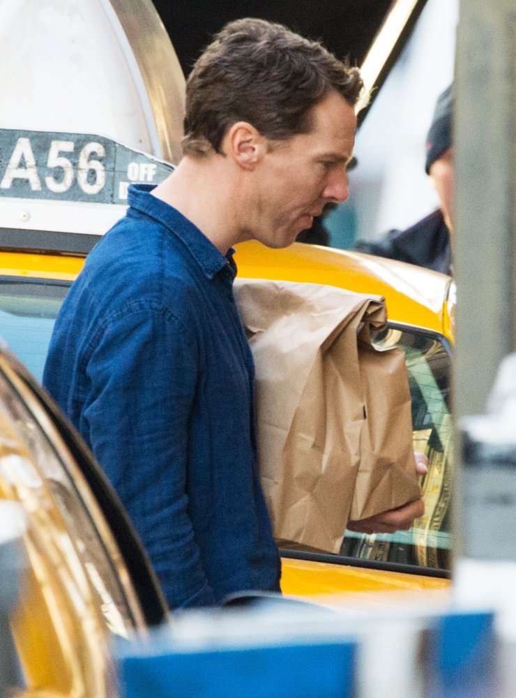 Benedict Cumberbatch;<br>Benedict Cumberbatch Filming Melrose