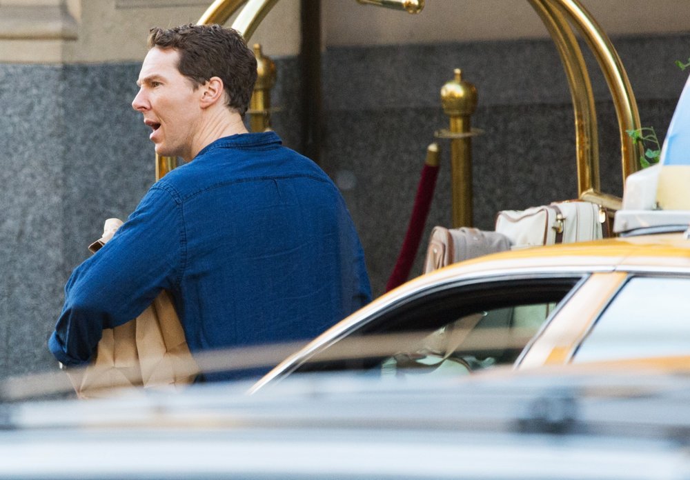 Benedict Cumberbatch;<br>Benedict Cumberbatch Filming Melrose