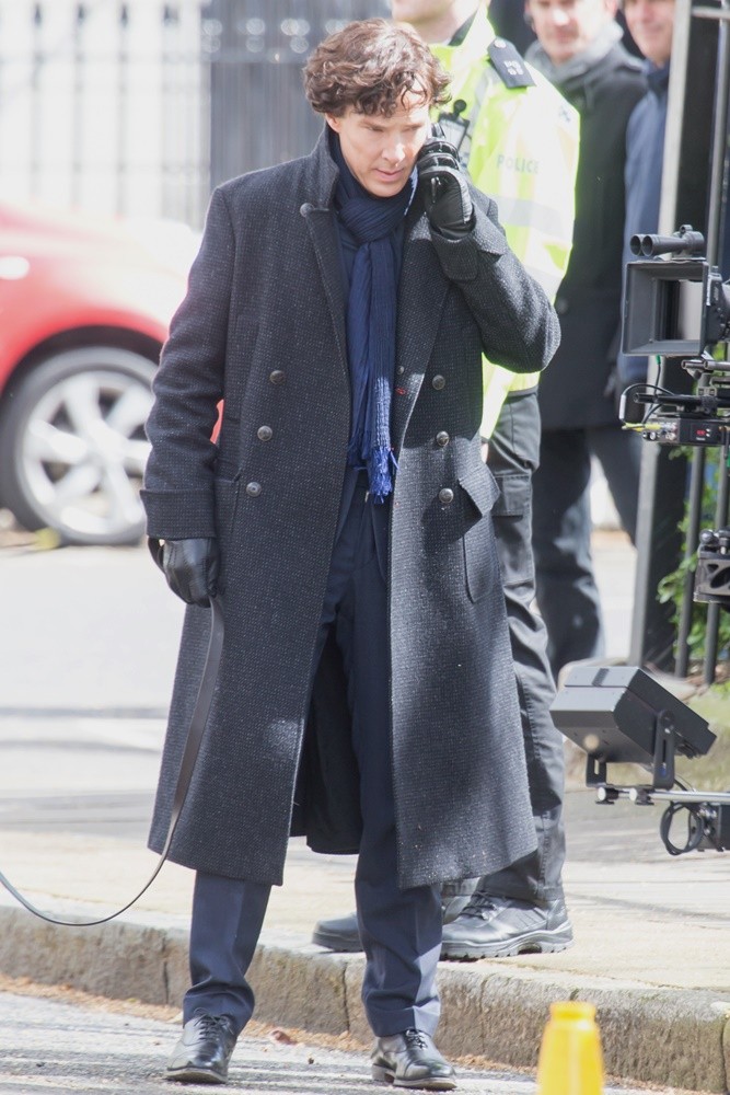 Sherlock Filming in London's Borough Market