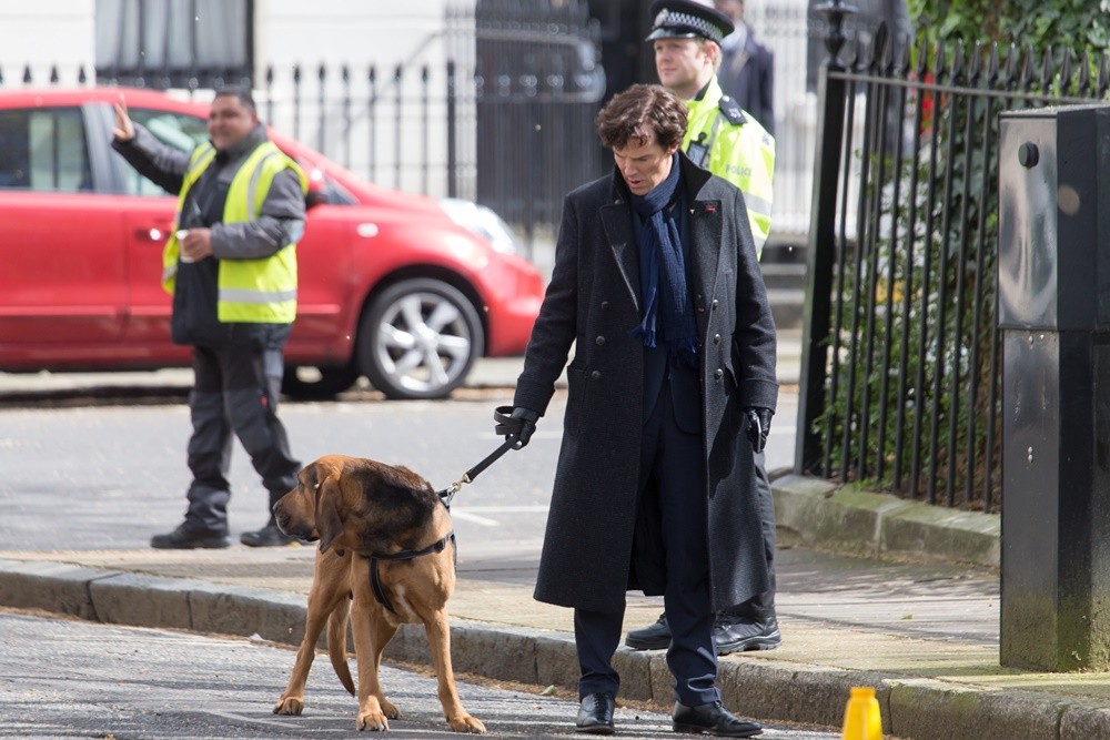 Sherlock Filming in London's Borough Market