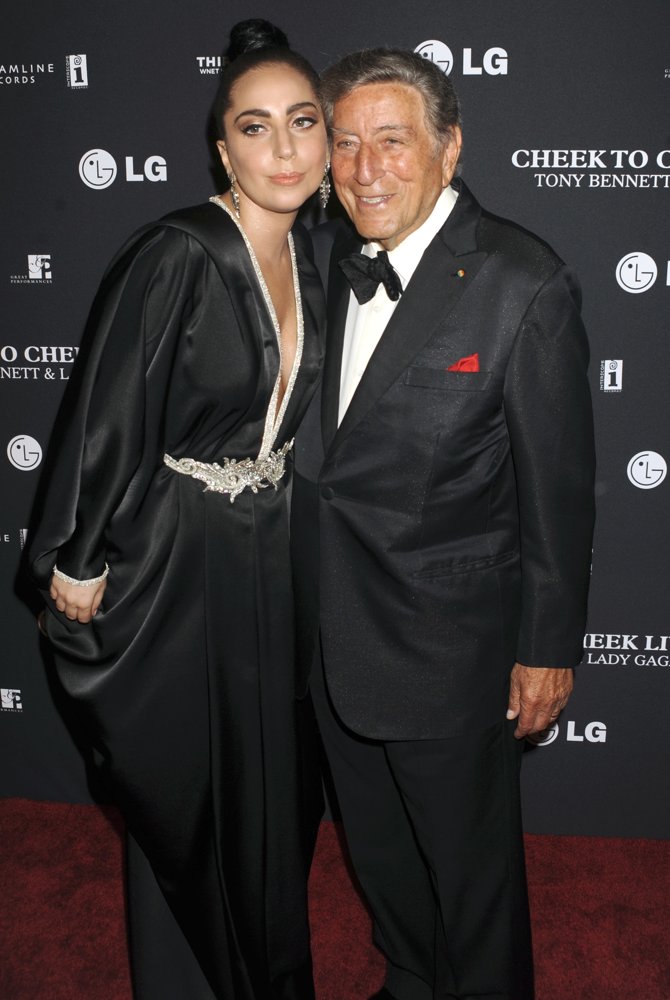 Tony Bennett and Lady GaGa's Cheek to Cheek Taping