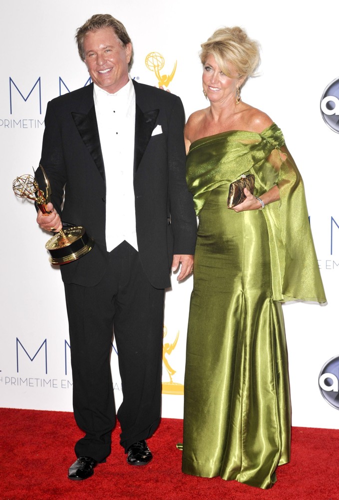 Tom Berenger;Patricia Alvaran;<br>64th Annual Primetime Emmy Awards - Press Room