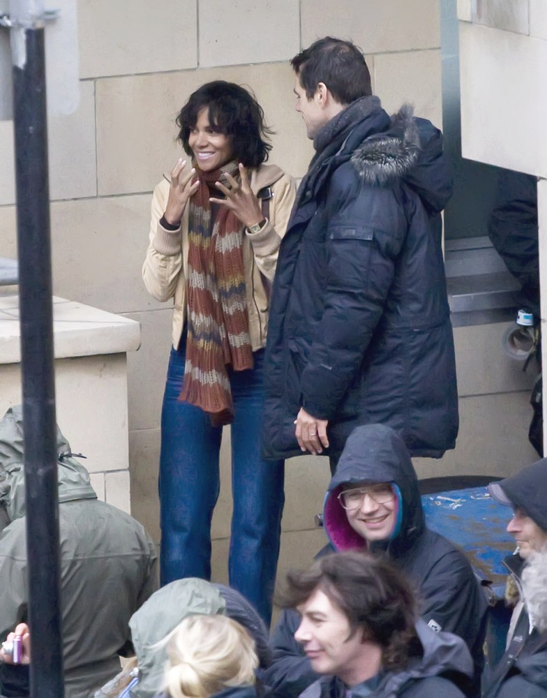 On The Film set of Cloud Atlas Shooting on Location in Glasgow
