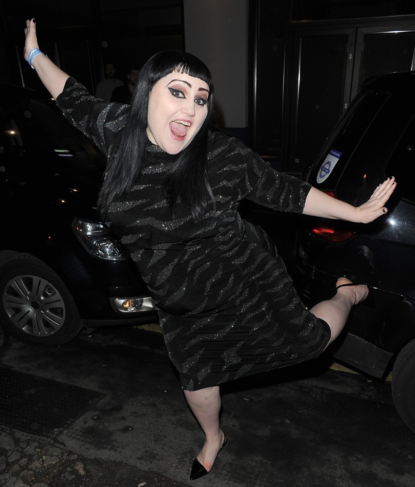 Beth Ditto;Gossip;<br>London Fashion Week A-W 2011: Julian J Smith - Departures