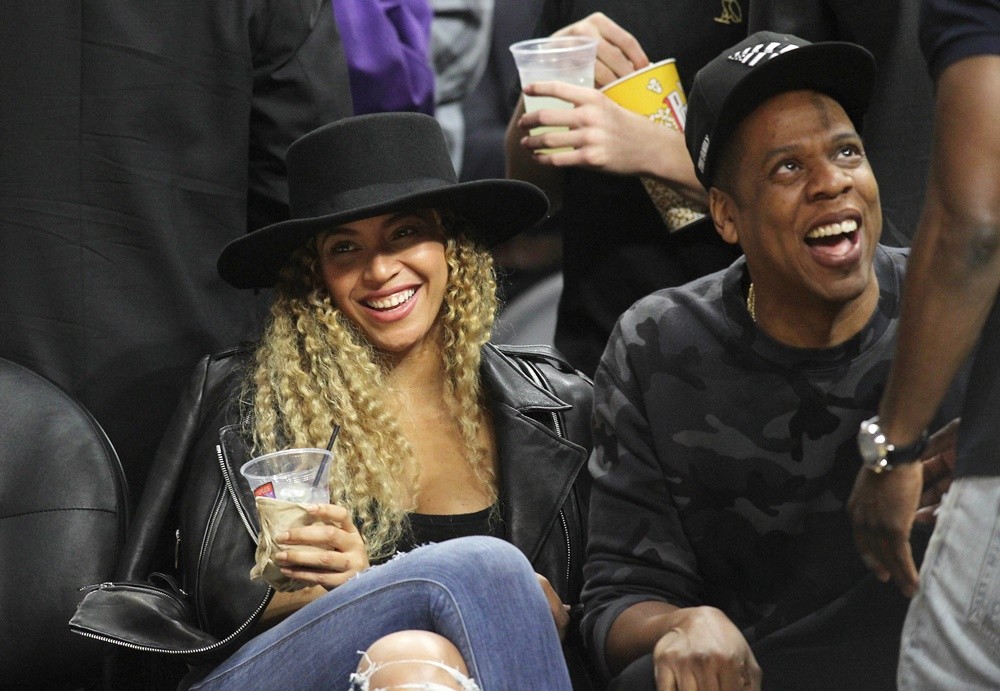 Beyonce Knowles;Jay-Z;<br>The Los Angeles Clippers Game