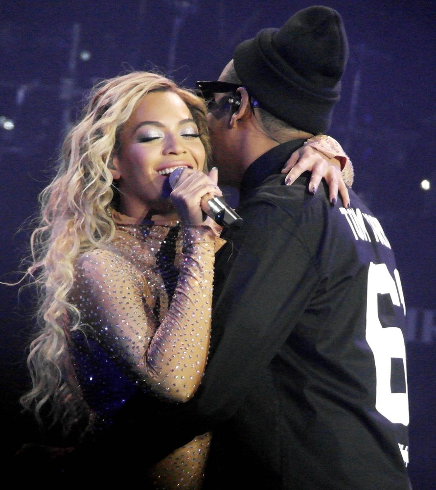 Beyonce Knowles;Jay-Z;<br>Beyonce Performs Live in Concert During The Mrs. Carter Show World Tour