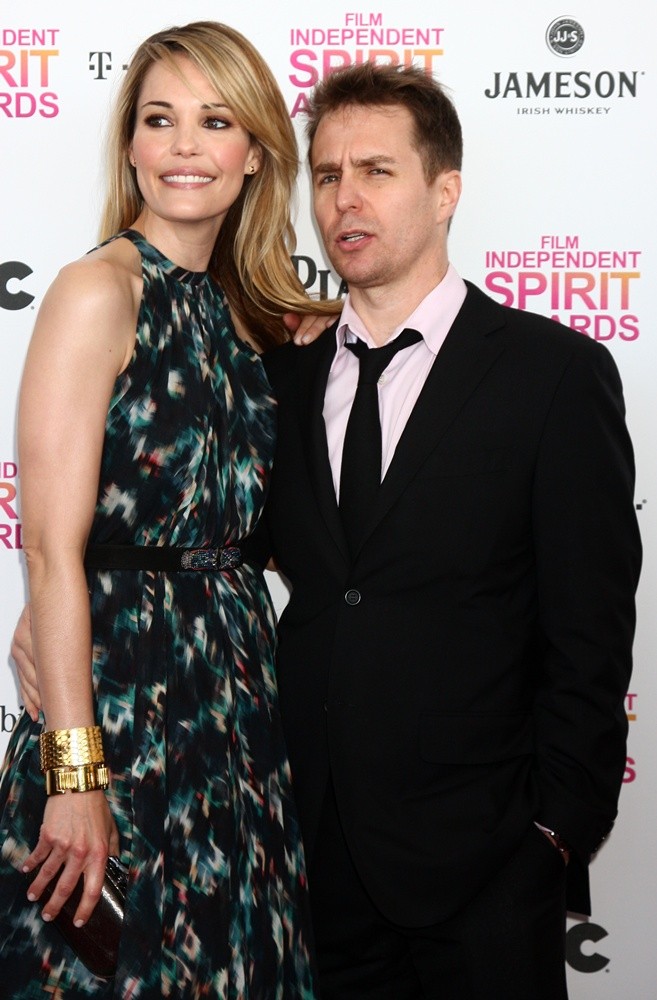 Leslie Bibb;Sam Rockwell;<br>2013 Film Independent Spirit Awards - Arrivals