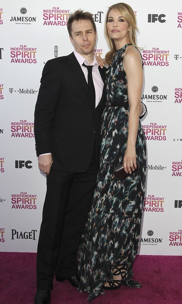 Sam Rockwell;Leslie Bibb;<br>2013 Film Independent Spirit Awards - Arrivals