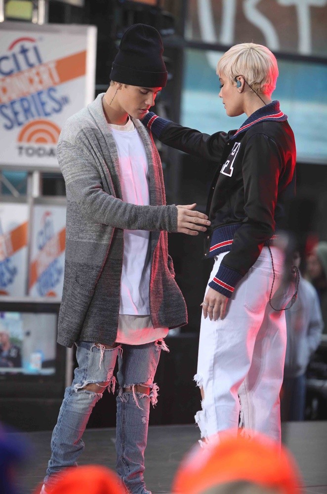 Justin Bieber;Halsey;<br>Justin Bieber Performing Live on NBC's Today Show