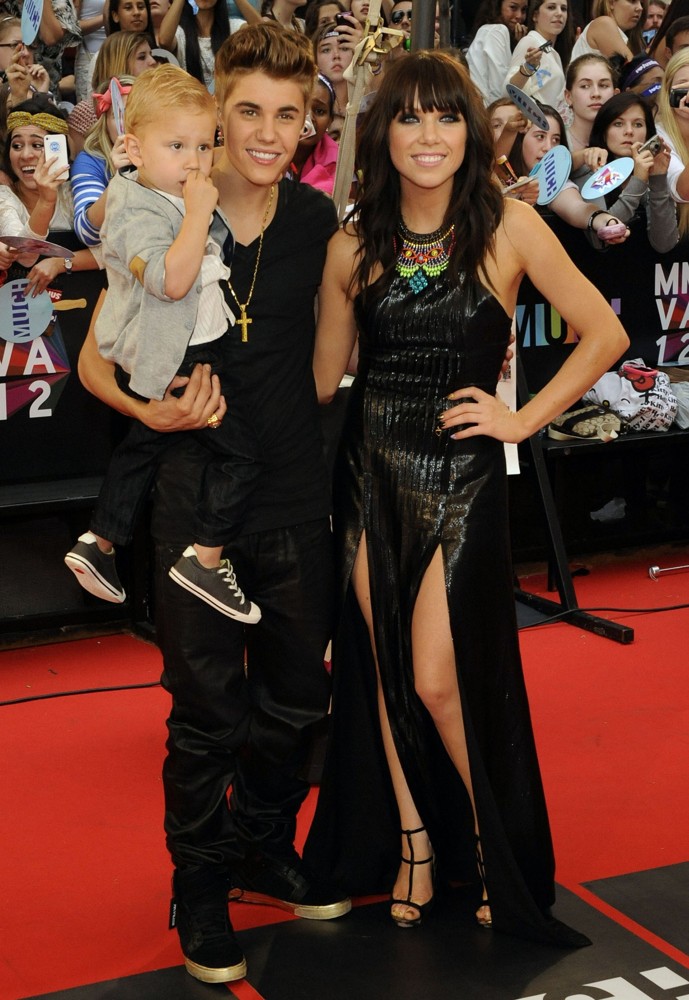 Jaxon Bieber;Justin Bieber;Carly Rae Jepsen;<br>2012 MuchMusic Video Awards - Arrivals