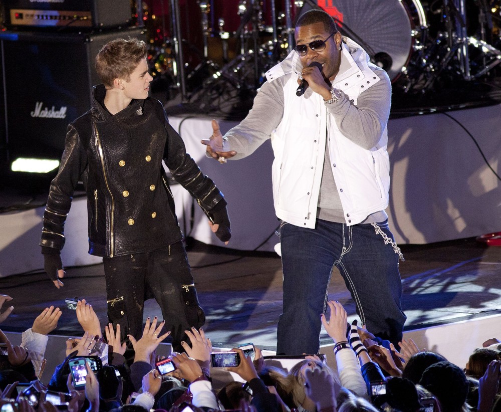 Justin Bieber and Busta Rhymes Perform for The Pre-Taping of The Rockefeller Center Christmas