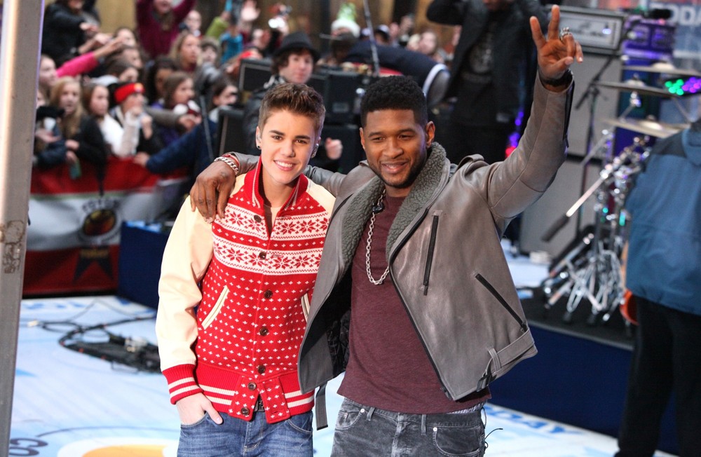 Justin Bieber;Usher;<br>Justin Bieber and Usher Perform on Today as Part of The Toyota Concert Series