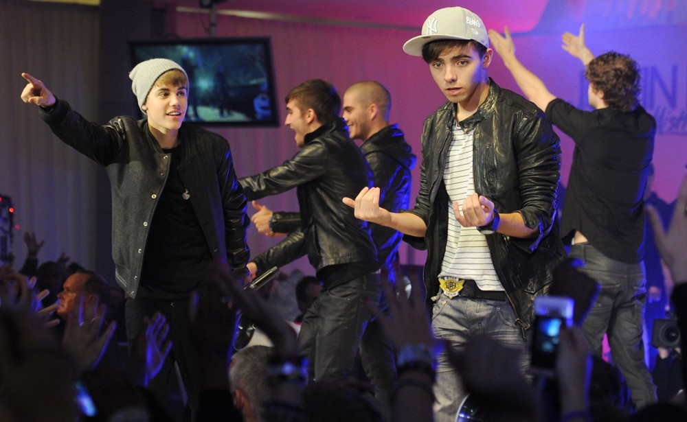 Justin Bieber;The Wanted;<br>Justin Bieber Performs as He Switches The Christmas Lights On