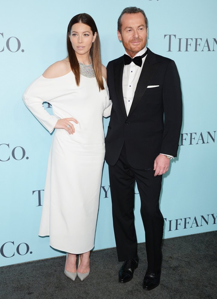 Jessica Biel;Frederic Cumenal;<br>Tiffany and Co. Blue Book Gala - Arrivals