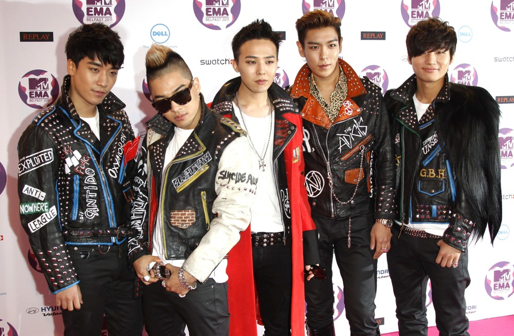 Big Bang;<br>The MTV Europe Music Awards 2011 (EMAs) - Arrivals