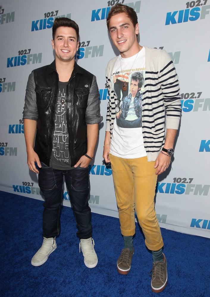 Logan Henderson;Kendall Schmidt;Big Time Rush;<br>102.7 KIIS FM's Wango Tango 2012 - Arrivals