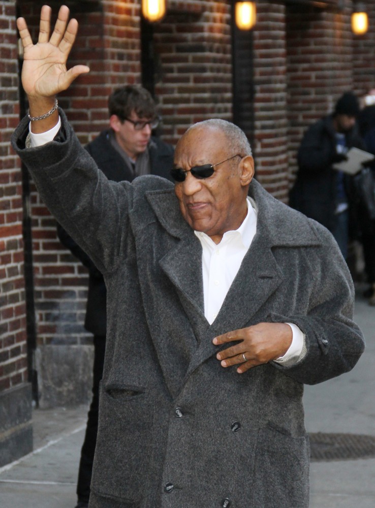 Bill Cosby;<br>Celebrities Outside The Ed Sullivan Theater for The Late Show with David Letterman