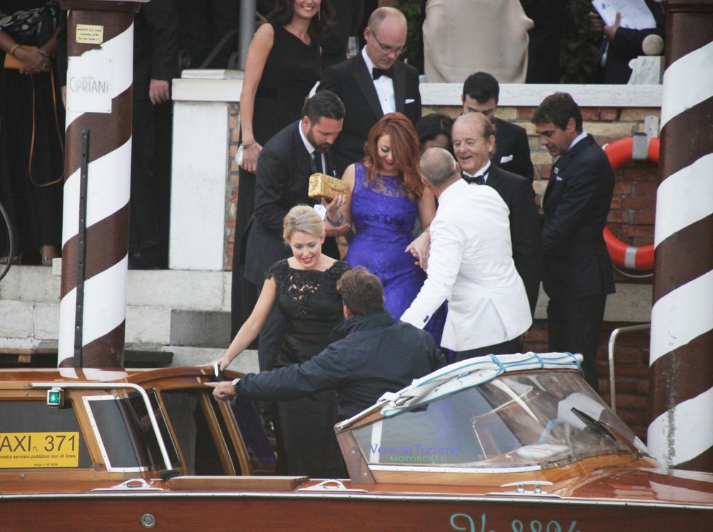 Bill Murray;<br>The Wedding of George Clooney and Amal Alamuddin