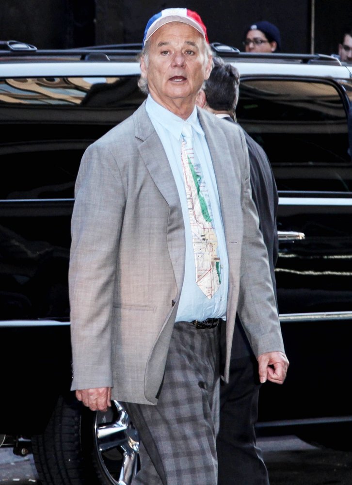 Celebrities Arrive at The Ed Sullivan Theater to Appear on The Late Show with David Letterman