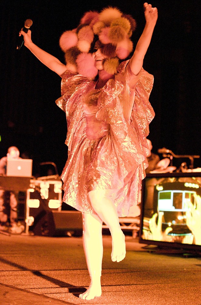Bjork;<br>Bjork Performs at The Hammersmith Apollo