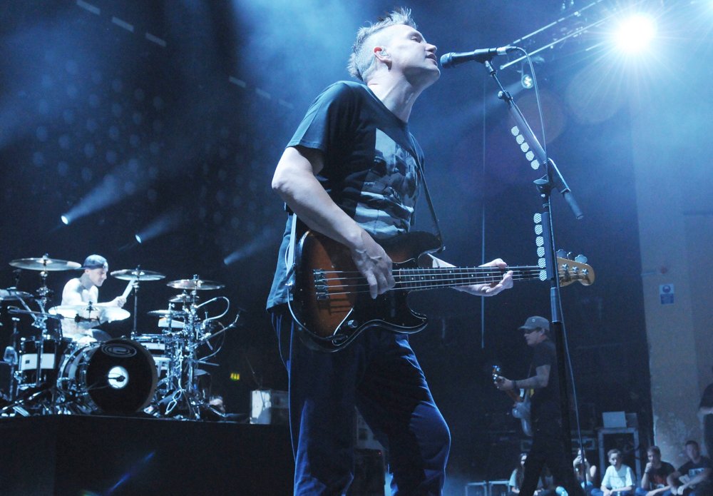 Blink-182 Performing Live on Stage