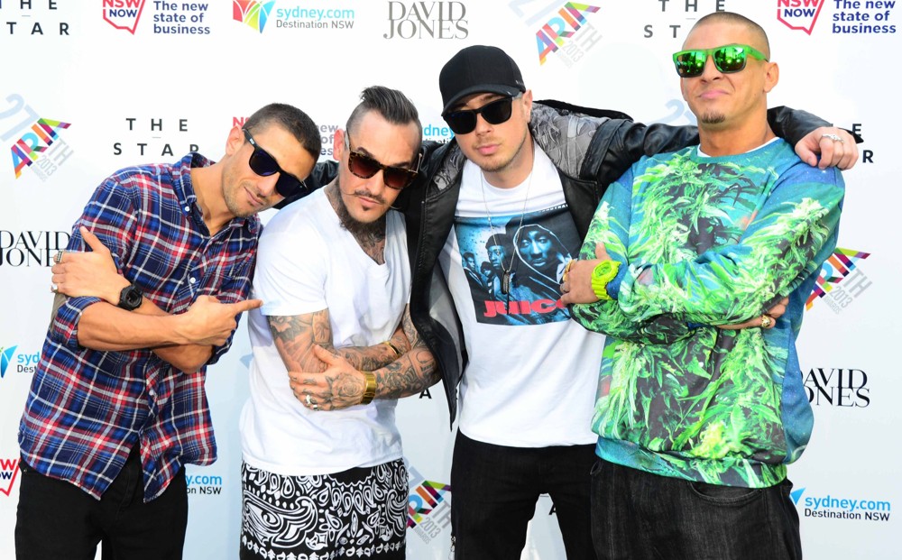Bliss n Eso;<br>27th ARIA Awards 2013 - Arrivals