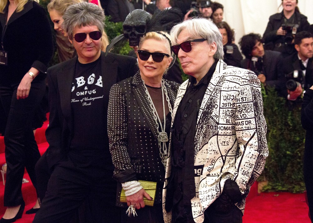 Clem Burke;Debbie Harry;Chris Stein;Blondie;<br>PUNK: Chaos to Couture Costume Institute Gala