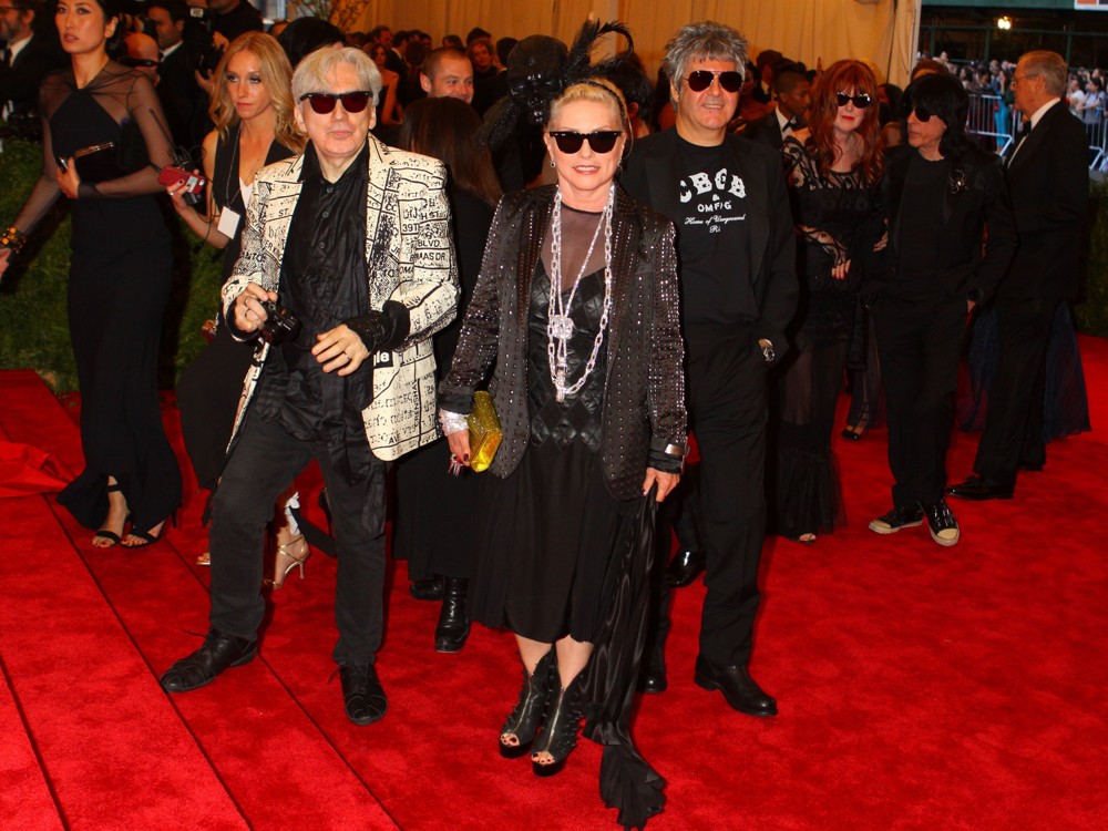 Chris Stein;Debbie Harry;Clem Burke;Blondie;<br>PUNK: Chaos to Couture Costume Institute Gala