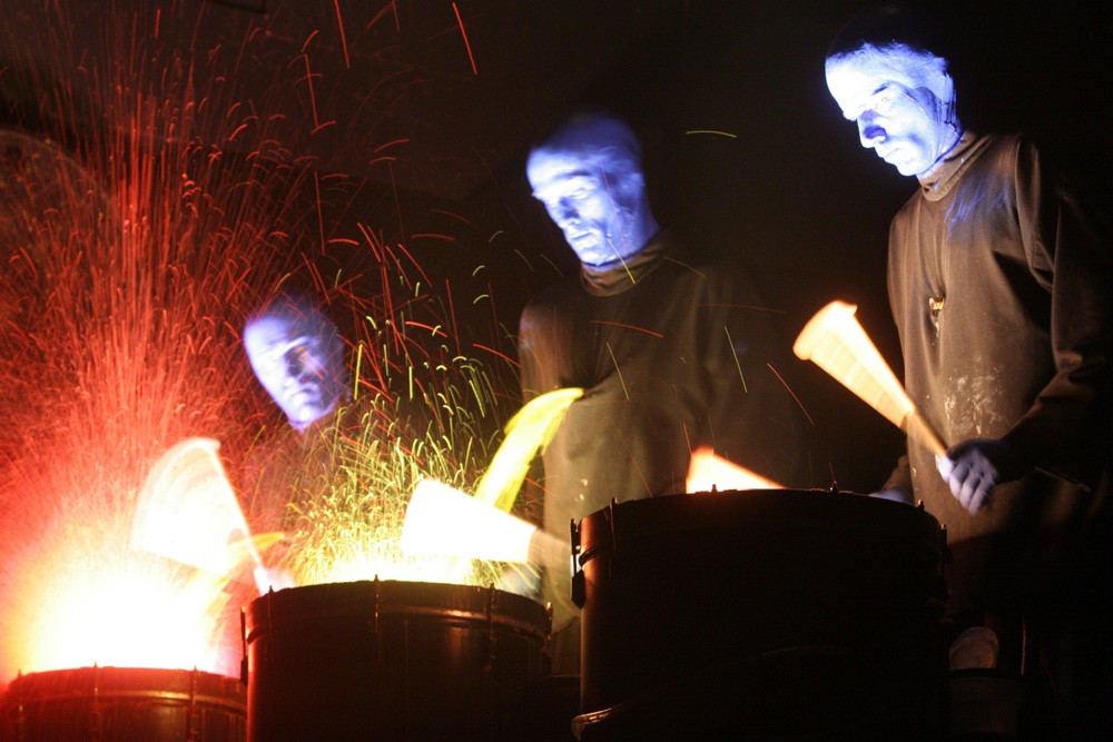 Blue Man Group;<br>Opening Show of Blue Man Group