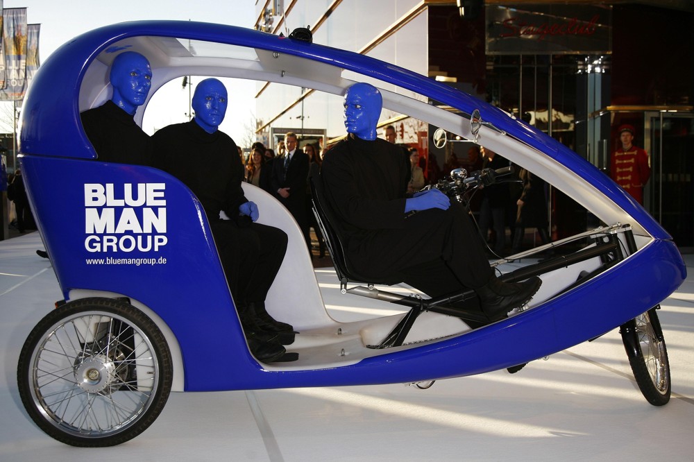 Blue Man Group;<br>The Premiere of The Blue Man Group